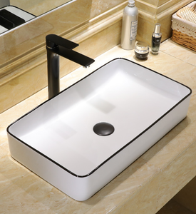 Rectangular lavado a mano lavabo color arte baño lavabo <span class=keywords><strong>Cuenca</strong></span> del arte de la cerámica - Product Image 2