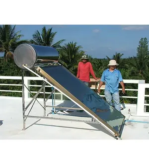Thermos iphon Compact Solar warmwasser bereiter Flach kollektor