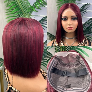 Perruque Bob SDD Vietnamienne Lisse Baguette 100% Cheveux Humains avec Fermeture en Dentelle 4x4 Super Soyeuse – Vente en Gros - Product Image 5