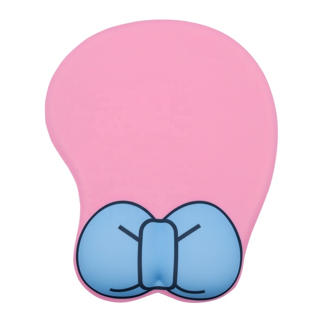 Silica Gel Soft Hip Silicon 3D Mouse Pad PC Gamer Anime Gaming Mouse Pad With Wrist Support Ergonomic Mouse Mat Desk Mat Large