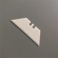 Lame trapézoïdale en céramique de zircone, petite taille, 18 mm // Coupe-tapis et papier peint robuste, couteau utilitaire, outil de découpe