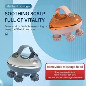 Masseur de tête électrique automatique portable pour soulager les maux de tête, thérapie du cuir chevelu, aide au sommeil, massage du sommeil - Product Image 5