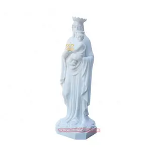 基督教堂大教堂装饰设计石材艺术雕塑大理石圣母玛利亚雕像