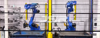Yaskawai aplikasi Robot lengan Robot penanganan industri GP180 dalam botol plastik, produk makanan