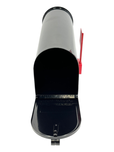 Buzón Rectangular Negro Moderno - Diseño Simple, <span class=keywords><strong>Placa</strong></span> de Acero Impermeable - Product Image 6