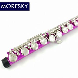 Flûte MORESKY 16 clés Close-C rose avec clé E 609 - Product Image 3