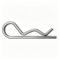 R Spring Cotter Pin Stainless Steel R Type Retaining Pin for Tractor Trailer Machinery Fastening