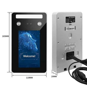 Contrôle d'accès par reconnaissance faciale Linux, 10 000 utilisateurs, étanche IP65, lecteur de code QR, Wiegand, WIFI, biométrique, pointage des présences, OEM, ODM - Product Image 3