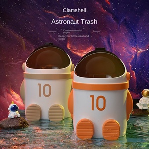 Spaceman 12L cam thân thiện với môi Nhựa thùng rác bin mở Top PP hộ gia đình lưu trữ xô cho phòng khách nhà bếp nhà vệ sinh - Product Image 4