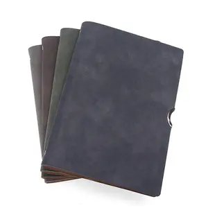 Özel kabartmalı A4 A5 B5 yumuşak deri kılıf dizüstü günlüğü 6 halka bağlayıcı ile lüks ofis iş doldurulabilir Notebook gündemi