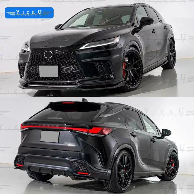 AIM carbon fiber body kit with front shovel rear lip side skirts and tail wings suitable for 23 Lexus RX 500h
