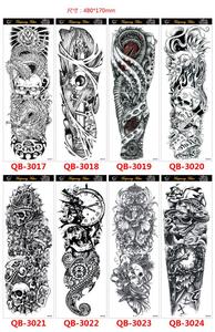 De seguro los hombres y las mujeres impermeable Artificial de <span class=keywords><strong>brazo</strong></span> completo cuerpo tatuaje temporal pegatinas - Product Image 4