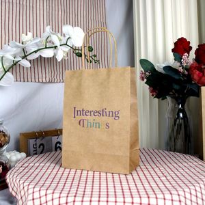 <b>Paper</b> Bags Food Grade <b>Paper</b> <b>Packaging</b> Durable Custom Printed Eco Friendly Takeaway Shopping Bag Custom Size Available - Product Image 2
