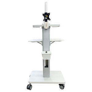 SY-POC-2T Chất lượng cao Máy tính xách tay giỏ hàng thiết kế máy trạm máy tính Xe đẩy cho nội soi Máy ảnh có thể điều chỉnh Y Tế BệNh Viện xe đẩy - Product Image 3