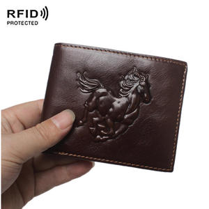 Andong Short <b>Wallet</b> Purse <b>for</b> <b>Men</b> Genuine Cow Leather Retro <b>Rfid</b> Fashion Card Clip Holder <b>Wallets</b> - Product Image 1