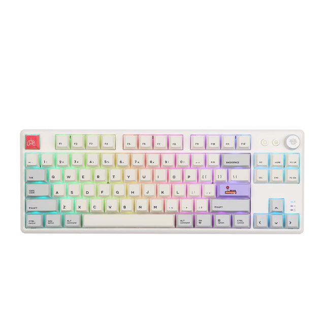 EPOMAKER CIDOO ABM084 TKL Wireless Mechanical Keyboard 2.4GHz USB Hot Swappable RGB Knob Gaming Typing Win