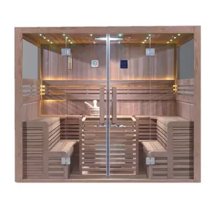 Australië Design Hot Selling Big Size 6 Persoons 8 Persoons Sauna Kamer Natte Stoom