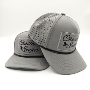 หมวกแก๊ปปักลายกันน้ำแบบพรีเมียม ตัดด้วยเลเซอร์ พร้อมเชือกปรับได้ หมวกกอล์ฟ หมวกเบสบอลลายเสือดาว ลายอาร์ไกล์ ลายด็อบบี้ - Product Image 1