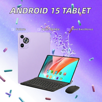 Tablette PC Android 15 OEM d'usine, 10 pouces, 16 Go + 128 Go, Wi-Fi avec clavier, écran tactile, pour dessin numérique, apprentissage et bureau