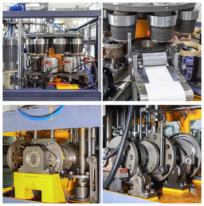 Máquina para Fabricar Platos y Tazones de Papel Desechables de Nuevo Diseño WJ-80, Proveedor de Máquinas para Hacer Tazones Cuadrados de Papel Kraft - Product Image 5