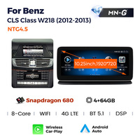 Reproductor de video estéreo para automóvil con pantalla táctil Android MEKEDE Qualcomm 680, radio para auto, DVR, WIFI, 4G, BT, cámara trasera para Benz Clase CLS W218