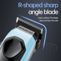 Tondeuse à cheveux personnalisable pour salon avec base de charge, machine à couper les cheveux rechargeable avec écran LED numérique