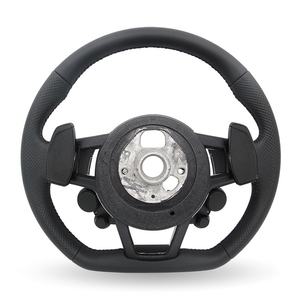 Volante Deportivo de Cuero de Primera Calidad para <span class=keywords><strong>Audi</strong></span> A4 <span class=keywords><strong>A6</strong></span> A7 R8 B9 8V S5 S3 <span class=keywords><strong>2017</strong></span> - Product Image 3