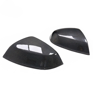 Sợi Carbon Q7 gương chiếu <span class=keywords><strong>h</strong></span>ậu bìa cho Audi sq7 Q5 sq5 Stick trên gương vỏ W/<span class=keywords><strong>h</strong></span> Side Lane <span class=keywords><strong>h</strong></span>ỗ trợ - Product Image 2
