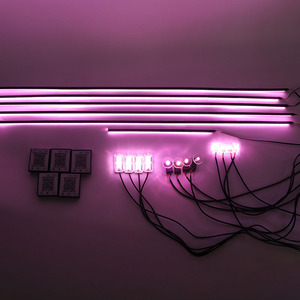 Luces de ambiente LED de gama alta automotrices Control de aplicación RGB Salida de colores ilimitada Luz de Ambiente de coche 18 en 1 - Product Image 1