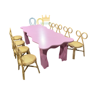 Sillas Infantiles de Ratán Hechas a Mano Ecológicas para Decoración de Fiestas de Cumpleaños, Muebles para Eventos Infantiles, Suministro al por Mayor - Product Image 6