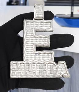 Colgante de Cangrejo Iced Out de Calidad de Exportación con Moissanita VVS, Joyería Hip Hop Chapada en Plata, Amuleto Bling llamativo, Disponible para Fiestas, en Oferta - Product Image 4