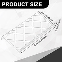 Support d'affichage transparent en acrylique non pliable pour jeux de cartes à collectionner, cartes sportives, jeux de société - Design moderne
