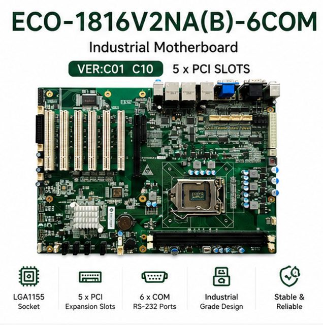 For 1816V2NA Industrial Motherboard for Server/Workstation DDR4 Intel H110 Chipset PCI-Express X16 Ports