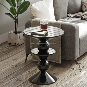 Choosy sang trọng hiện đại màu đen Đá Cẩm Thạch Bàn điều khiển bảng thủy tinh gia cố nhựa đương đại đồ nội thất phòng khách nhập biệt thự khách sạn - Product Image 3