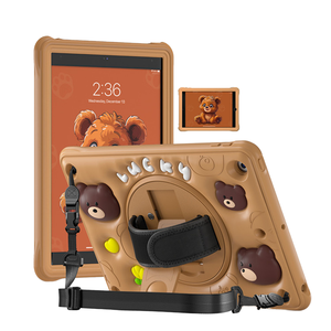 Mềm Rugged Heavy Duty chống sốc cầu vồng trẻ em PC <span class=keywords><strong>Silicone</strong></span> trường hợp máy tính bảng cho <span class=keywords><strong>ipad</strong></span> cho <span class=keywords><strong>Ipad</strong></span> 10.<span class=keywords><strong>2</strong></span> 2018 2021 2022 trường hợp - Product Image 2