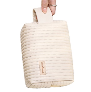 Sac de maquillage en cuir PU imperméable avec fermeture éclair, trousse de toilette de voyage, organiseur de cosmétiques, nouvelle collection 2024, grande capacité - Product Image 1