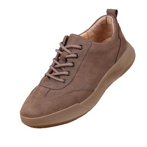 Chaussures décontractées pour hommes en cuir de vachette rétro, à lacets, bout rond, semelle extérieure en cuir véritable, amorti en caoutchouc, toutes saisons, Dongguan - Product Image 5