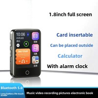 Lecteur MP4/MP3 avec écran tactile de 1,8 pouce - Prise en charge de la musique/enregistrement vocal/livres électroniques/carte TF/haut-parleur externe - Vente en gros d'usine