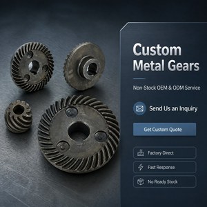 Kit de Engranajes Cónicos Espirales Personalizados OEM para <span class=keywords><strong>Makita</strong></span> 9555NB 9557NB 9558NB |   Engranaje de Acero de Alta Resistencia de 48x12 mm, Personalizado y No Estándar - Product Image 6