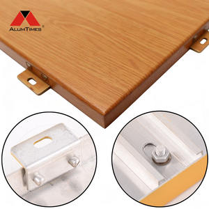 Panneau architectural 3D en aluminium gaufré, revêtement PVDF, imperméable, ignifuge A2, pour revêtement mural extérieur - Product Image 2