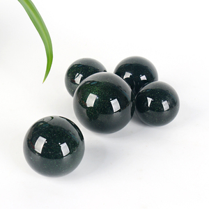 Hot Sale Nature Heling <b>Crystal</b> Energy <b>Ball</b> Green Sand Sphere for Home Decoration - Product Image 3