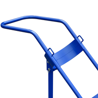 Carretilla Manual para Cilindros de Oxígeno Industrial con Capacidad de Carga de 200 kg, Construcción de Metal y Goma, OEM Disponible