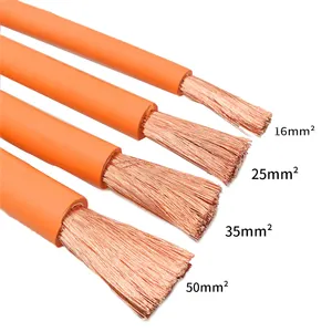 Fabricant monocœur 25mm2 50mm2 70mm2 95mm2 120mm2 XLPE DC câble haute tension Flexible <span class=keywords><strong>électrique</strong></span> <span class=keywords><strong>automobile</strong></span> HV EV câble - Product Image 1