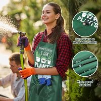 Tablier de jardinage imperméable et écologique Breathffy avec poches, tabliers floraux amusants pour femmes, cadeaux de jardin