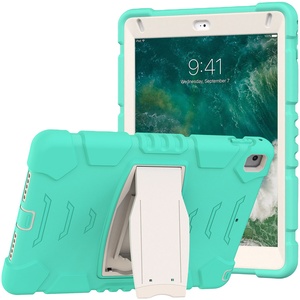 Étui pour tablette <span class=keywords><strong>iPad</strong></span> 5e/6e génération 9,7 pouces, coque arrière rigide en PC avec support pour stylet pour <span class=keywords><strong>iPad</strong></span> 2018/2017 - Product Image 1