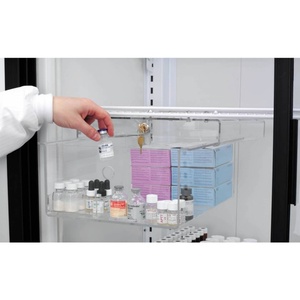 High Quality Custom Size Clear Stackable Acrylic Refrigerator <b>Lock</b> <b>Box</b> Key <b>Lock</b> Customized Color Logo YGL Brand Model YGL-645 - Product Image 6