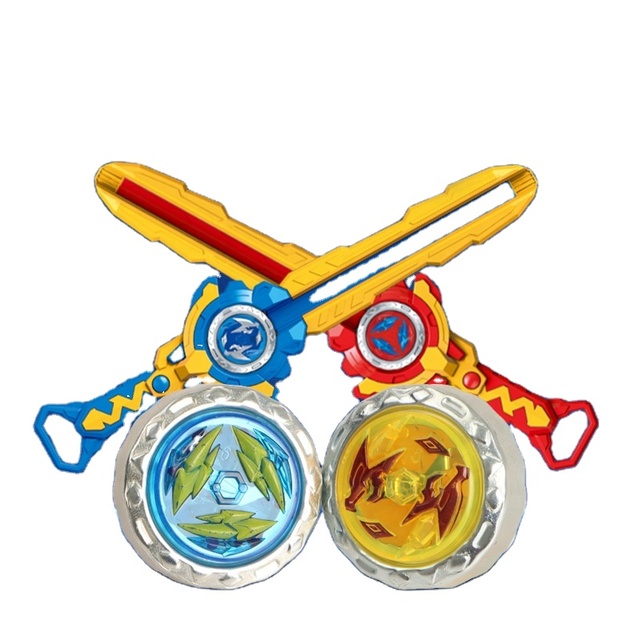 Hot Selling Boy With Light Fighting Bey Magnet Gyro Desert Eagle Kid Toys Metal Burst Gyroscope Battle Spinning Top Toy
