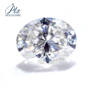 Prezzo di fabbrica all'ingrosso gioielli di moda che fanno D colore ovali sciolti VVS Moissanite pietre preziose per Test di diamante - Product Image 2