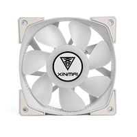 Ventilateur de boîtier XINMAI 120x120x38mm RGB ARGB, ventilateur de refroidissement haute performance, épais, pour refroidisseur de processeur, châssis d'ordinateur de jeu, logo personnalisé OEM