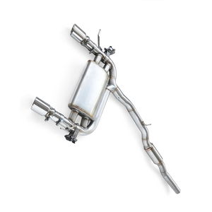 Pour <span class=keywords><strong>Audi</strong></span> <span class=keywords><strong>TT</strong></span> <span class=keywords><strong>MK1</strong></span> 1.8T 1997-2007, échappement haute performance avec soupape, système d'échappement Catback, performance modifiée pour la course - Product Image 3